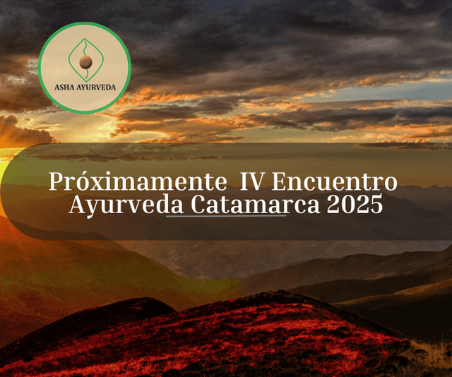 IV cuarto encuentro de ayurveda Catamarca 2025